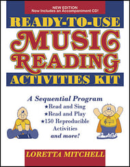Ready-To-Use Music Reading Activities Reproducible Book & CD Thumbnail